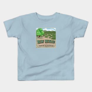 New Mexico - Land of Enchantment - Old West Kids T-Shirt